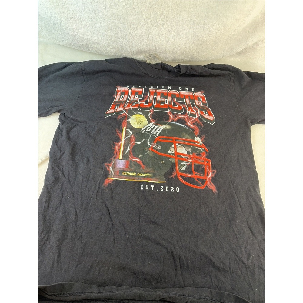 Comfort Colors D1R "Division One Rejects" National Champion Graphic Tee Med 2020
